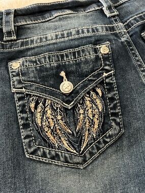 Stella In Dreams Angel Wing Bootcut Jeans!